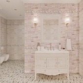  Плитка  25х50 San Remo бел геометрия GT13VG /GlobalTile (1,375м2) 