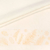 Полотенце махровое 50х90 Шишки (03-009, сливочный) Полотенце махровое 50х90 Шишки (03-009, сливочный)