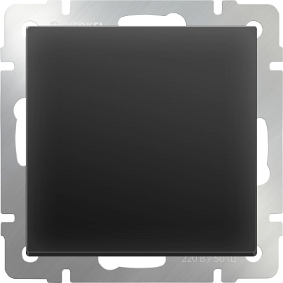  Выкл. 1-кл проходной черный матовый Werkel /W1112008 