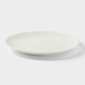 Тарелка обеденная Доляна White Label, фарфор, белый 3602560 Тарелка обеденная Доляна White Label, фарфор, белый 3602560