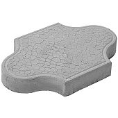 Плитка тротуарная Рокко серая 290х190х35мм (24шт/м2) Плитка тротуарная Рокко серая 290х190х35мм (24шт/м2)