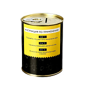 Копилка-банка Гениального человека, 7,3х9,5 см, металл, 4479904 Копилка-банка Гениального человека, 7,3х9,5 см, металл, 4479904