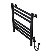 Полотенцесушитель электрический Ancona 500/600 электрический черный R 7 кв. пер. Azario Полотенцесушитель электрический Ancona 500/600 электрический черный R 7 кв. пер. Azario