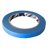 Лента малярная 10ммх40м, для имитации кирпичной кладки, синяя, UNIBOB Лента малярная 10ммх40м, для имитации кирпичной кладки, синяя, UNIBOB