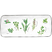 Блюдо прямоугольное 36х15.5см "Herbarium" в подар.уп.. EL-R2209/HERU Блюдо прямоугольное 36х15.5см "Herbarium" в подар.уп.. EL-R2209/HERU