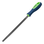 Напильник, 150 мм, трехгранный, двухкомпонентная рукоятка, №2// Сибртех