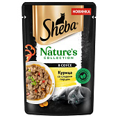  Влажный корм Sheba Nature's Collection куриц и паприк 75гр 