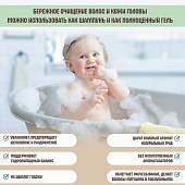 Шампунь детский Шампунька 2 в 1 для мытья кожи головы и тела детей с рождения Lappino 250 мл Шампунь детский Шампунька 2 в 1 для мытья кожи головы и тела детей с рождения Lappino 250 мл