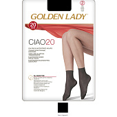  Носки GOLDEN LADY Ciao 20 Nero 0, 2 пары 