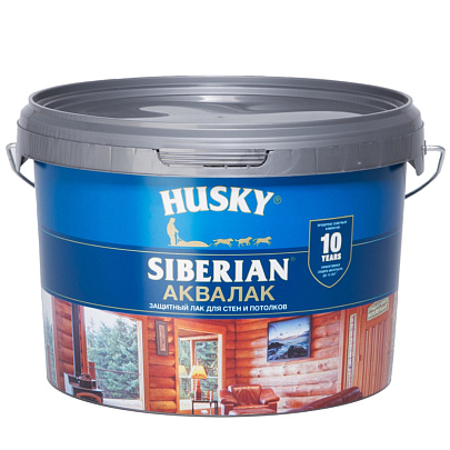 Лак акриловый бесцветный HUSKY SIBERIAN 2.5л Лак акриловый бесцветный HUSKY SIBERIAN 2.5л