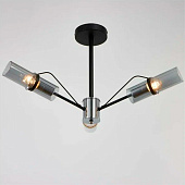 Люстра модерн 10113/3CR+BK SM 40Вт E14 S=7м2 /ЭкономСвет Люстра модерн 10113/3CR+BK SM 40Вт E14 S=7м2 /ЭкономСвет