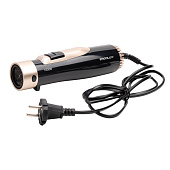 Фен-расческа ERGOLUX ELX-HD04-C64 1000Вт с 3 насадками черный/золото