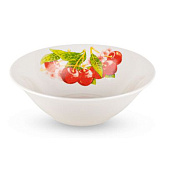  Салатник 15 см 360 мл Вишенки фарфор с6-3115ц 