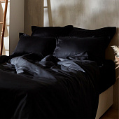 Наволочка SL Home Tencel 70х70+3 см , цв. чёрный 10285386
