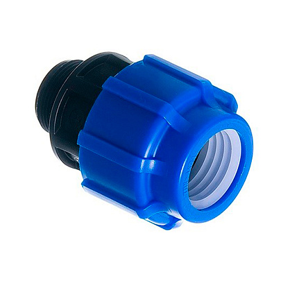  Муфта 25х1/2" НР ПНД 