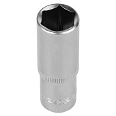  Головка торцовая (1/4") FLANK удлиненная, 10мм, ЗУБР 