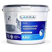  В/Д краска моющаяся латексная Лакра 6,5кг 