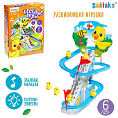 Развивающая игрушка Уточки на лесенке, свет и звук, 6 уток, 9418734 Развивающая игрушка Уточки на лесенке, свет и звук, 6 уток, 9418734