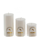  Набор из  3-х свечей, D 4см, L16,5 W4,5 H12,5 см 