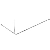  Карниз для ванной угловой 90-180см хром 050A200I14 Iddis 