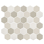 Мозаика 32,5х28,2 Hexagon small LB Mix Antislip. Светло-бежевый арт. JMT31955 /Starmosaic
