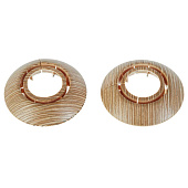  Розетка для труб универсальная Ф25-34мм "Идеал" (2шт) /211 Дуб рустик 