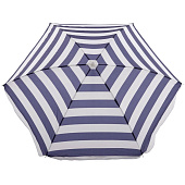  Зонт пляжный с наклонным механизмом d=160см h=170см, бело-синяя полоска  арт.10123-1830 