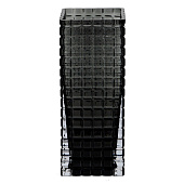  Ваза «Валери», кубики, 24.5х10 см, стекло, серая 10872827 