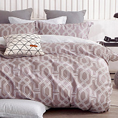  Комплект постельного белья 1,5 спальный Cleo Satin de Luxe 15/599-SK 