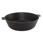 Сковорода 26 см чугун Кама с двумя ушками у6060 Сковорода 26 см чугун Кама с двумя ушками у6060