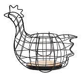 Корзина для яиц Доляна «Эстетика», чёрный 7167301 Корзина для яиц Доляна «Эстетика», чёрный 7167301