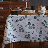 Скатерть (рогожка) "Доляна" Eucalyptus 110х144 см 4682757 Скатерть (рогожка) "Доляна" Eucalyptus 110х144 см 4682757