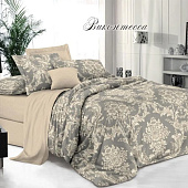 Комплект постельного белья Bella Vita Premium Канва, семейный, поплин, хлопок, 1179