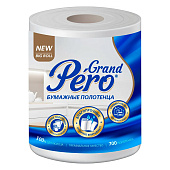  Бумажные полотенца Pero Grand 70м 2сл 1рул протирочные белые Арт.3385 