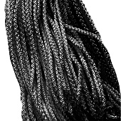  Шнур хоз.быт с сердеч.  4,0 мм (черный 20 м) 