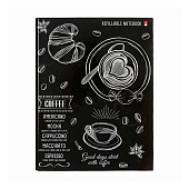 Тетрадь на кольцах 80л кл CAFFEE NERO, со смен блоком, тв обл, гл лам, бл 60 г/м2 10693186 Тетрадь на кольцах 80л кл CAFFEE NERO, со смен блоком, тв обл, гл лам, бл 60 г/м2 10693186