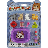 Игровой набор Зоомагазин, 4 котика, аксессуары, 27,2х19х3,5 см, на блистере, 2399262 Игровой набор Зоомагазин, 4 котика, аксессуары, 27,2х19х3,5 см, на блистере, 2399262