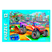 Пазлы Крутой вираж №9, 12 элементов, П12-2716 Пазлы Крутой вираж №9, 12 элементов, П12-2716