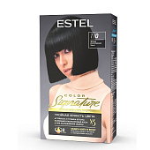 ESTEL SIGNATURE Крем-гель краска для волос 1/0 черный классический