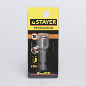 Бита с торцовой головкой 10мм длина 48ммт/STAYER Бита с торцовой головкой 10мм длина 48ммт/STAYER