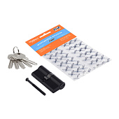 Цилиндр ключ/вертушка МЦ-ECO-AL-Л-70 35х35мм, черный, Нора-М Цилиндр ключ/вертушка МЦ-ECO-AL-Л-70 35х35мм, черный, Нора-М