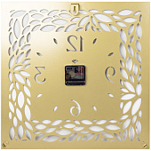 Часы настенные Элегия Рубин 41х41 см металл золото 4242-001Gld Часы настенные Элегия Рубин 41х41 см металл золото 4242-001Gld