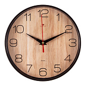  Часы Рубин Текстура дерева, d 19,5 см, 2019-002 