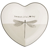 Тарелка lefard "love you" сердце 20,5 см 165-557 Тарелка lefard "love you" сердце 20,5 см 165-557