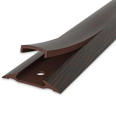  Порог пластик 42ммх1,6м с монт.каналом №301 Венге/Идеал 