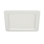  Светильник точечный встраиваемый LED 16Вт 6500К квадрат белый (193х10/монтажн d60) /ЭРА 