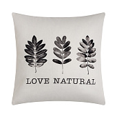 Наволочка 40х40 декоративная Этель Natural print (вид 1) рогожка, 9308520