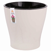 Кашпо "Лея" 3,6л бежевый М7938 Кашпо "Лея" 3,6л бежевый М7938