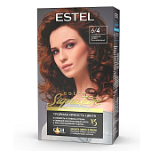 ESTEL SIGNATURE Крем-гель краска для волос 6/4 индийский сандал (темно-русый медный)