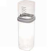 Банка для продуктов 700мл "O'lala" с мерный стаканом 300-573 Банка для продуктов 700мл "O'lala" с мерный стаканом 300-573